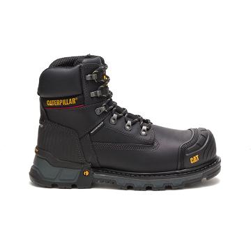 Botas Impermeáveis Caterpillar Excavator XL 6" Waterproof Composite Biqueira Masculino Pretas | CAT1