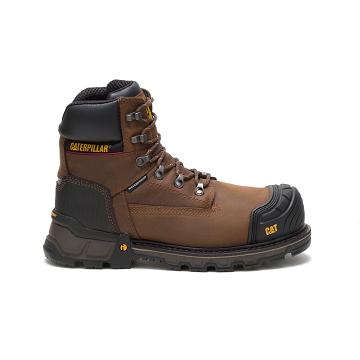 Botas Impermeáveis Caterpillar Excavator XL 6" Waterproof Composite Biqueira Masculino Cafes | CAT13