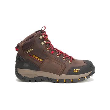 Botas Impermeáveis Caterpillar Navigator Waterproof Masculino Cafes | CAT129-PT