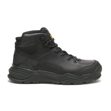 Botas Impermeáveis Caterpillar Provoke Medio Waterproof Alloy Biqueira Masculino Pretas | CAT156-PT