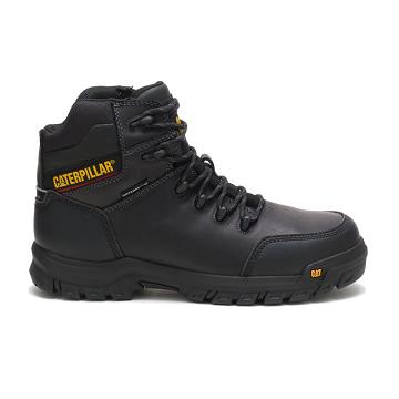 Botas Impermeáveis Caterpillar Resorption Waterproof Composite Biqueira Masculino Pretas | CAT141-PT