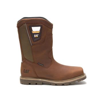 Botas Impermeáveis Caterpillar Stillwell Waterproof Steel Biqueira Masculino Marrom | CAT146-PT