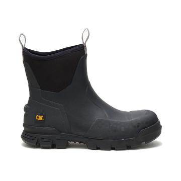 Botas Impermeáveis Caterpillar Stormers 6" Masculino Pretas | CAT178-PT