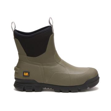 Botas Impermeáveis Caterpillar Stormers 6" Feminino Verde Oliva | CAT467-PT