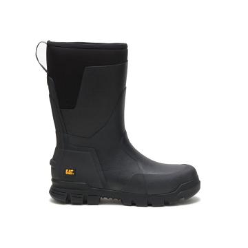 Botas Impermeáveis Caterpillar Stormers 11" Feminino Pretas | CAT470-PT