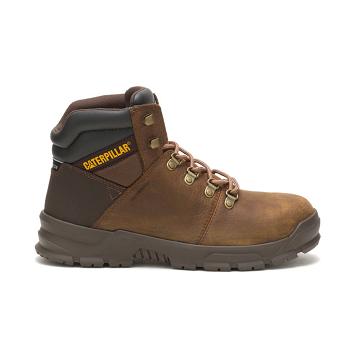 Botas Segurança Caterpillar Charge Waterproof Alloy Biqueira Masculino Cafes | CAT088-PT