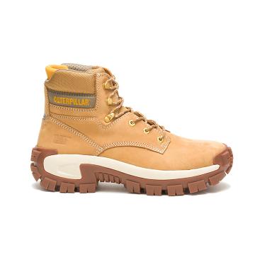 Botas Segurança Caterpillar Invader Hi Steel Biqueira Masculino Laranja | CAT071-PT