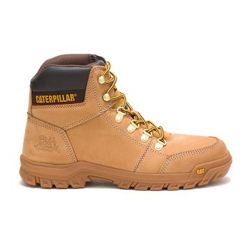 Botas Segurança Caterpillar Outline Masculino Marrom | CAT010-PT