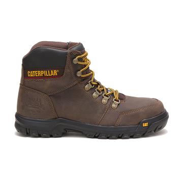 Botas Segurança Caterpillar Outline Steel Biqueira Masculino Cafes | CAT050-PT