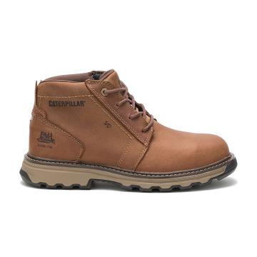 Botas Segurança Caterpillar Parker Steel Biqueira Masculino Marrom | CAT044-PT