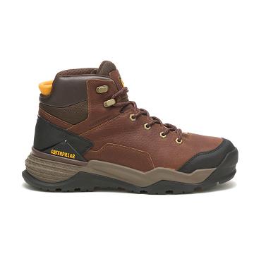 Botas Segurança Caterpillar Provoke Medio Waterproof Masculino Cafes | CAT078-PT