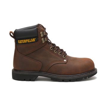 Botas Segurança Caterpillar Second Shift Steel Biqueira Masculino Cafes | CAT066-PT