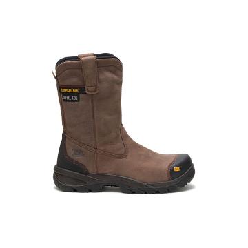 Botas Segurança Caterpillar Spur Steel Biqueira Masculino Marrom | CAT028-PT