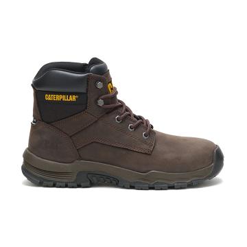 Botas Segurança Caterpillar Upholder Waterproof Steel Biqueira Masculino Cafes | CAT089-PT