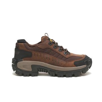 Sapatos Trabalho Caterpillar Invader Steel Biqueira Masculino Cafes | CAT405-PT